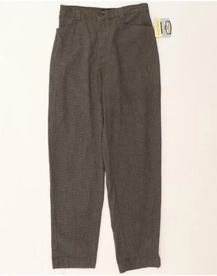 Pantalones informales LEE para mujer cintura alta EE. UU. 10 grandes W28 L31 grises a cuadros CF06 Foto 1 de 4