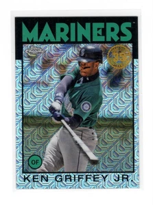 Ken Griffey Jr 2021 Topps S2 Silver Pack 1986 Chrome Mojo Refractor HOF Mariners - Picture 1 of 2