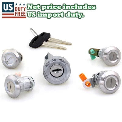 TOYOTA COROLLA LEVIN SPRINTER TRUENO AE81 AE85 AJUSTE PUERTA ENCENDIDO COMBUSTIBLE MALETERO CERRADURA Foto 1 de 4