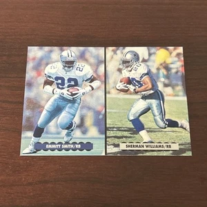 1996 Upper Deck Silver Helmet Cards #NE5 Emmitt Smith Sherman Williams Cowboys - Picture 1 of 2