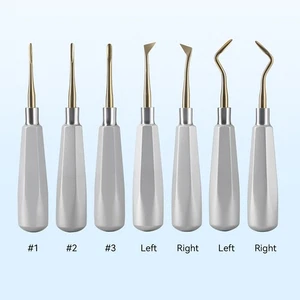 Instrumentos elevadores de extracción dental quirúrgicos AZDENT de acero inoxidable - Imagen 1 de 21
