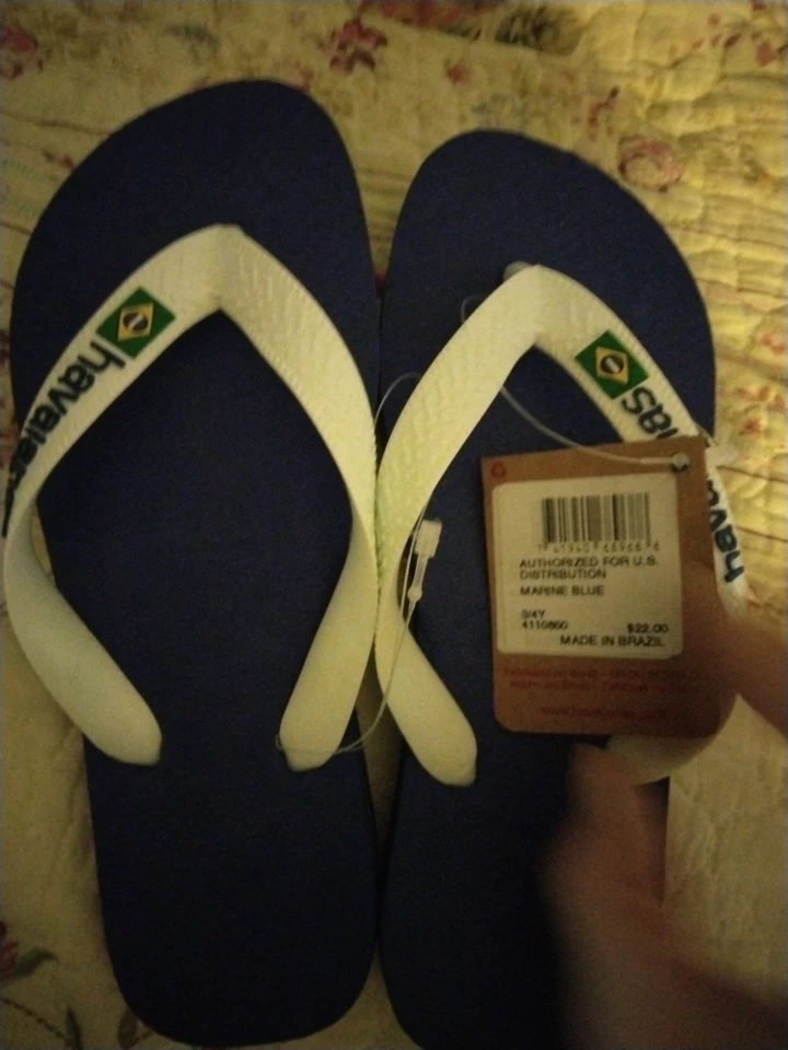 Chanclas Havaianas juveniles talla 3/4 Foto 1 de 4