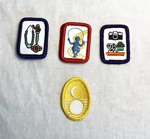 VINTAGE GIRL SCOUT CADETTE/SENIOR BADGES and PATCH - Picture 1 of 2
