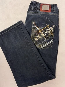 Coogie Denim Jeans Relaxed Fit Men's Size 38x32 (36x31) Hip Hop Y2K Dark Wash - Picture 1 of 16