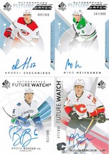Upper Deck SP Authentic FUTURE WATCH /999 Auto's: Various Years: Pick from List
