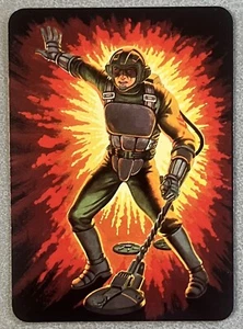 1986 Hasbro G.I. Joe Series 1 Action Card # 28 Tripwire Mine Detector ARAH - Picture 1 of 2