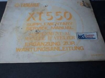 Yamaha XT550 Werkstatthandbuch Reparaturanleitung Handbuch B2538 - Bild 1 von 3