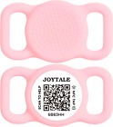 [Aucune application requise] Silicone silencieux QR Code Dog Tag, Slide on Dog Tags pour 3/8-5