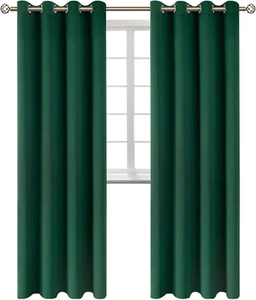 Blackout Curtains - Grommet Thermal Insulated Room Darkening Bedroom and Living - Picture 1 of 7
