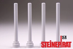 LEGO® 4x 3957b (-NEU-) Antenne / Stange / Stab / Mast / hellgrau / 4211473 30064 - Picture 1 of 1