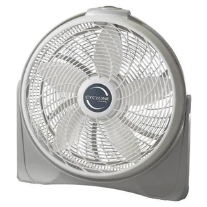 Lasko 20 Inch Cyclone Portable Full-Tilt Floor or Wall Mount Pivoting Fan, White - Picture 1 of 5