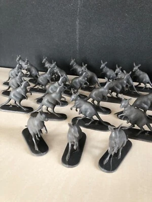 Gros lot de 32 kangourous plastique - Jean Hoefler Höfler - W. Germany - Photo 1/4