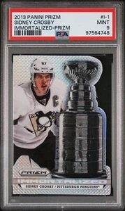 2013-14 Panini Prizm #I-1 Sidney Crosby Immortalized-Prizm PSA 9 - Picture 1 of 2