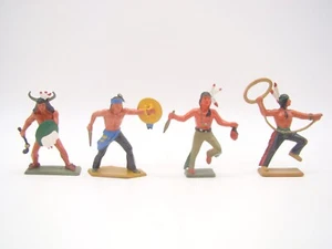 STARLUX - FAR WEST - 4 INDIANER - LUXUS SERIE - 1968 - 1/32 - ALT - #5 - Bild 1 von 6