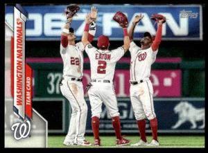 2020 Topps MINI Washington Nationals Team Card #329 Print Run ~402 - Picture 1 of 2
