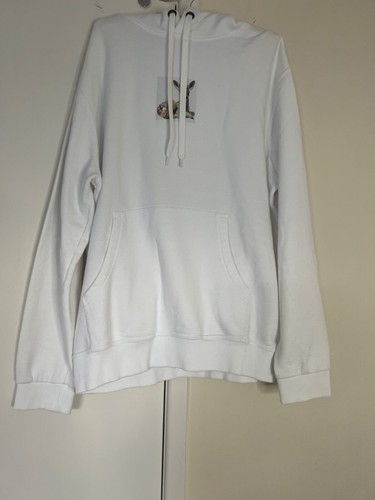 Felpa con cappuccio autentica Burberry nuova senza etichette taglia large