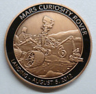 USA Mars Curiosity Rover landing 2012 NASA Bronze Effect Commemorative Medallion