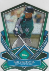 KEN GRIFFEY JR. Topps DIE-CUT To The Chase INSERTAR TARJETA DE BÉISBOL Seattle Mariners - Imagen 1 de 2