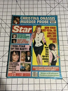 Star Magazine 12-20-1988 Roy Orbison Lisa Bonet Burt Reynolds Loni Anderson B323 - Imagen 1 de 2