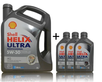 Shell Helix Ultra Professional AG 5W-30 Motoröl 8 Liter  Opel GM Dexos2  - Bild 1 von 4