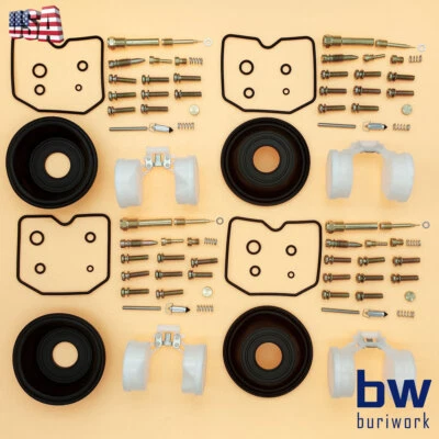 Carburetor Repair Kit for Kawasaki ZL900A Eliminator 1985-86 Float Diaphragm - Image 1 of 4