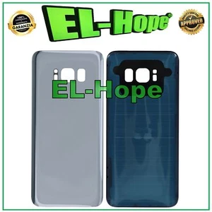 SCOCCA BATTERIA PER SAMSUNG GALAXY S8 SM-G950 VETRO COPERCHIO POSTERIORE SILVER - Foto 1 di 1
