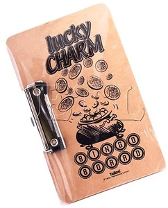 Lucky Charm Game Bingo Board Metal Clip Hanging Clasp 290 x 120mm Chipboard - Picture 1 of 1