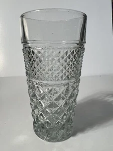 ANCHOR HOCKING WEXFORD Patrón Diamante TÉ HELADO ~ VASOS ALTOS DE VIDRIO 6 1/4" - Imagen 1 de 21