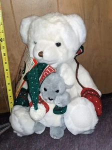 1987 ABEARHAM & STRAUS DIE MAUS PLÜSCH TEDDYBÄR A&S VINTAGE EXKLUSIV WEIHNACHTEN - Bild 1 von 17
