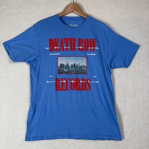 Death Row Records Mens Size L Ripple Junction Blue Short Sleeve Tee Graphic - Picture 1 of 6