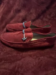 Mocassini da guida Aldo Roxbury scarpe gancio da pesca mocassino - rosso - uomo taglia 11 - Foto 1 di 12