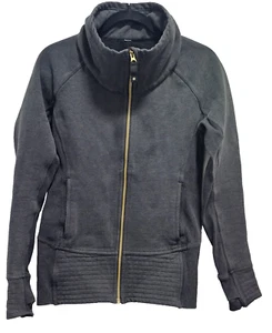 Lululemon Women's Size 6 Radiant Full Zip Jacket Pockets Dark Gray - Foto 1 di 9
