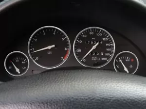 For Opel Corsa B 1993-2000 Polished Aluminium Trim Rings Instrument Cluster - Picture 1 of 9