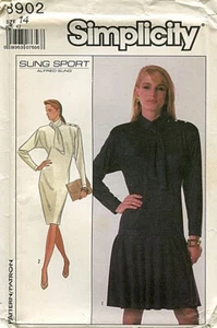 Alfred Sung Sport for Simplicity Pattern 8902 Misses' Dress, Sz 14 (Bust  - Picture 1 of 1