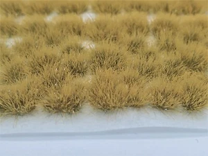 Self Adhesive Static Grass Tufts- Miniature Scenery/Terrain- Savanna Green- 4mm