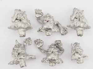 GW WARHAMMER/40K CHAOS CLASSIC NURGLINGS X 6. RED 1063 - Picture 1 of 1