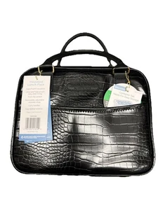 Veronica Jamison by Arctic Zone Faux Leather Lunch Bag with Food Containers - Picture 1 of 2
