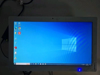 Pc All In One Touch 19.5 Bianco Con Mb Itx Asus N3700 4GB 120GB SSD VESA - Immagine 1 di 4