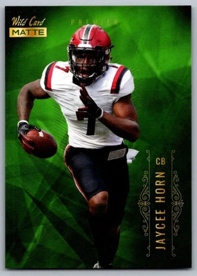 2021 Wild Card Matte White Jaycee Horn South Carolina Gamecocks #MBC-15 - Image 1 of 2