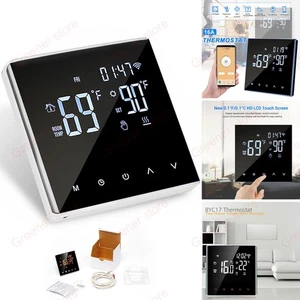 Thermostat WiFi LCD Tactile Intelligent Chauffage Programmable Maison Connectée - Imagen 1 de 13