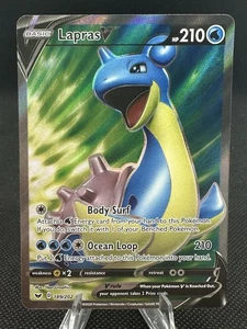 Lapras V 189/202 Pokemon Sword & Shield Base Set Full Art Holo NM - Picture 1 of 2