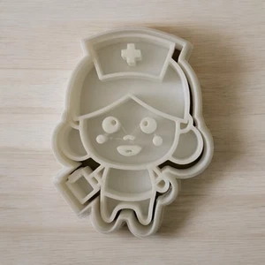 Cookie Cutter Nurse Plastic - Picture 1 of 1