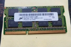 4gb ddr3 1333mhz 204 pin so-dimm pc3-10600s - Bild 1 von 1