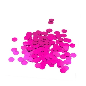 130 Pieces Round Loose Sequins Spangles Decoration Craft Sequins Glitter 16mm - Picture 1 of 53