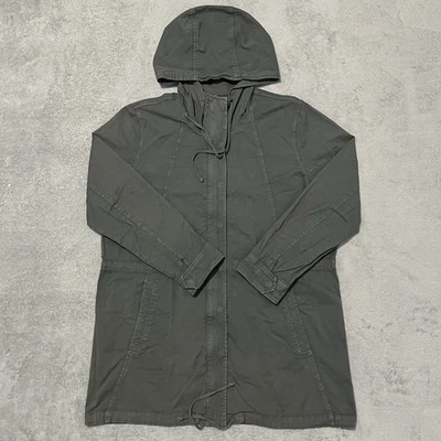 Chaqueta Lucky Brand para mujer XL verde sarga militar ropa al aire libre cremallera completa Foto 1 de 4