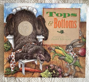 Tops & Bottoms (Caldecott Honor Book) - Hardcover By Janet Stevens - Excellent - Picture 1 of 3
