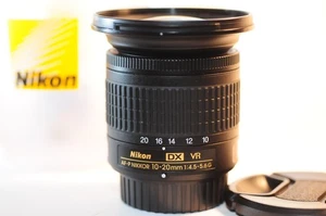 Nikon DX VR AF-P Nikkor 10-20mm f/4.5-5.6 lens for D7500 D3400 D3300 D5600 D7200 - Picture 1 of 6