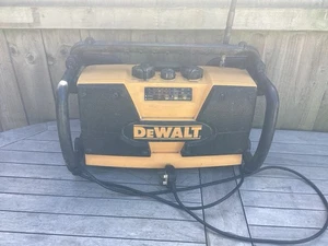 Dewalt DW911 Radio Heavy Duty Site Mains No Battery Or Charger Works Well - Picture 1 of 8