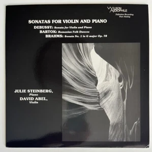 Debussy Bartok Brahms Violin Sonatas David Abel 1987 Wilson Audiophile Lp - Picture 1 of 4