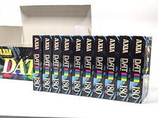 【SEALED Lot of 10】AXIA DAT 180 Digital Audio Cassette Tape MADE IN JAPAN #2296-2